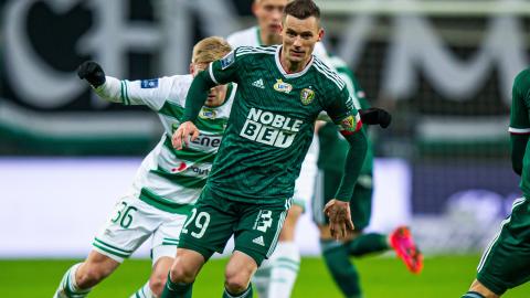 Śląsk Wrocław - Lechia Gdańsk 2:2, 07.02.2020 Krzysztof Mączyński