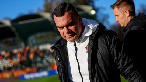 Miedź Legnica - Jagiellonia Białystok 2:3, 30.10.2025 Adrian Siemieniec