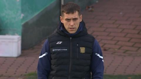 Olimpia Grudziądz - Śląsk Wrocław 0:1, 28.10.2025 Artur Kosznicki