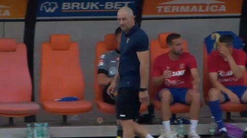 Bruk-Bet Termalica Nieciecza - Odra Opole 3:0, 04.08.2024 Radosław Sobolewski