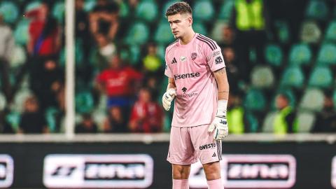 MŠK Žilina - Raków Częstochowa 1:3, 31.07.2025 Kacper Trelowski