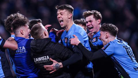 Zawisza Bydgoszcz - Chojniczanka Chojnice 1:1, k. 5-4, 04.03.2026 Filip Kozłowski