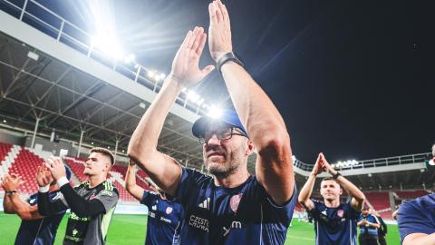 Maccabi Hajfa - Raków Częstochowa 0:2, 14.08.2025 Marek Papszun