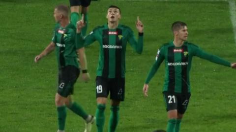 Górnik Łęczna - Miedź Legnica 1:2, 15.09.2024 Przemysław Banaszak