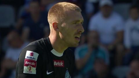 Miedź Legnica - Ruch Chorzów 3:0, 22.09.2024 Szymon Szymański