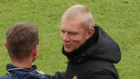 Chrobry Głogów - Górnik Łęczna 1:1, 06.10.2024 Piotr Plewnia