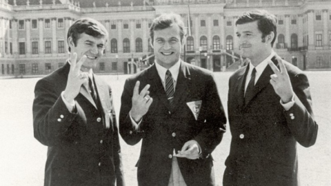 górnik zabrze przed finałem z mc 1970