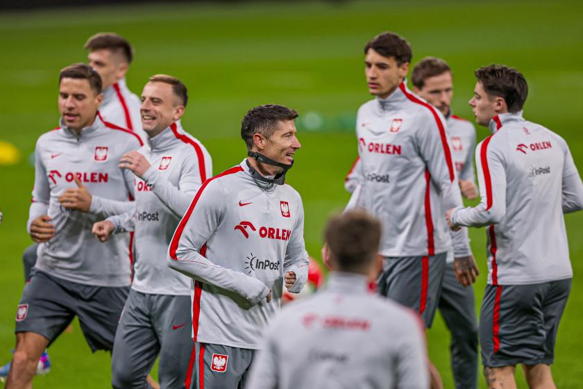 Trening Polaków na Strawberry Arena