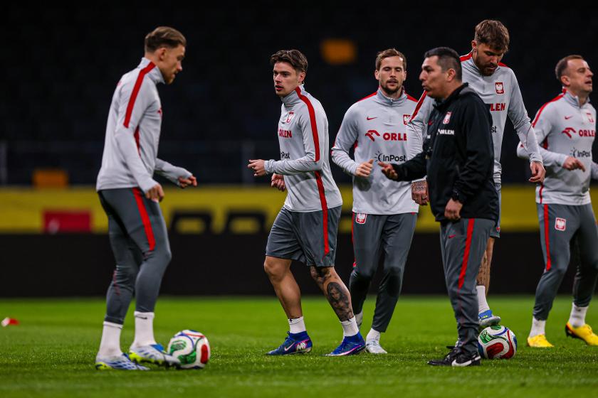 Trening Polaków na Strawberry Arena